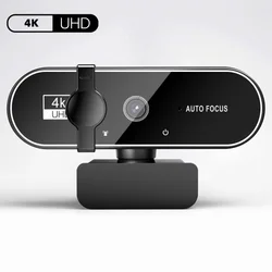 Ultra - Clear Autofocus 4K Streaming Webcam with Built - In Microphone (4K)