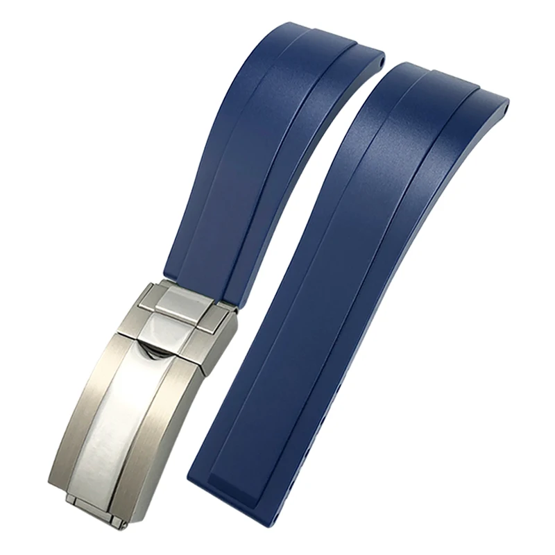 WUWMTUTCK Silikon Armband Für Rolex Uhren 20mm | Wechselarmband In Verschiedenen Farben Für Daytona & Submariner