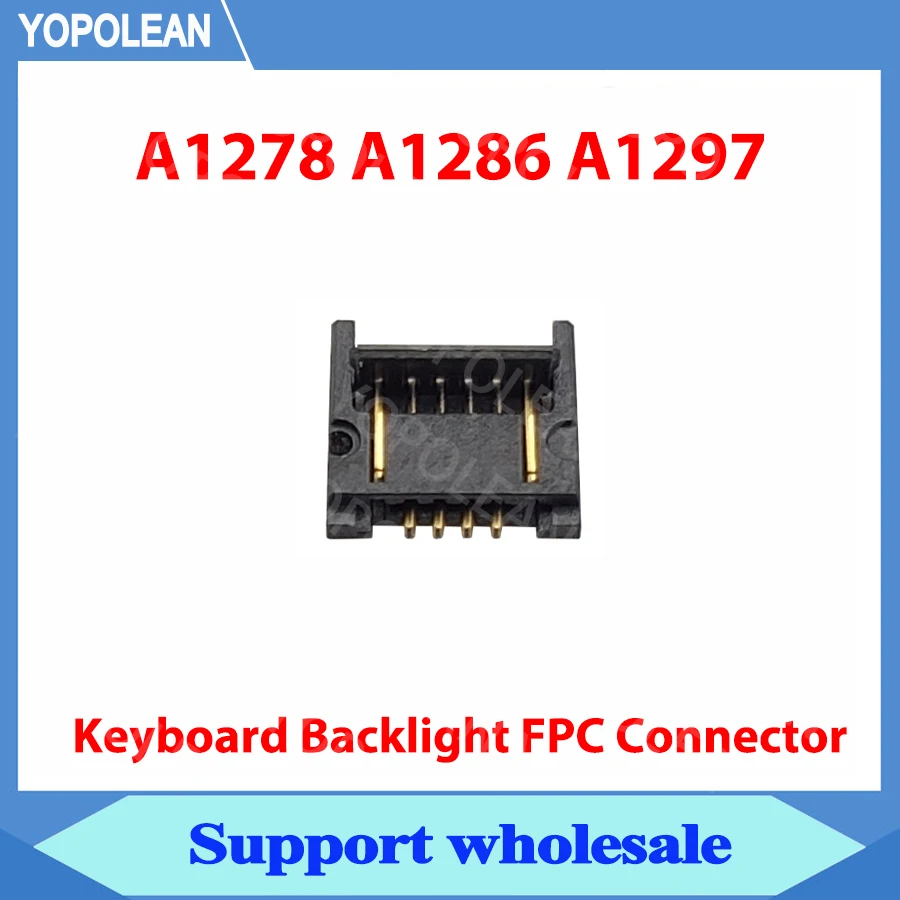 5 pcs New A1278 Keyboard Backlight FPC Connector For Macbook Pro 13" 15" A1286 17" A1297 2008 2009 2010 2011 2012 | Компьютеры