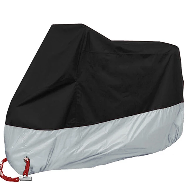 Motorcycle Cover For Motorcycle Funda Bike All Season Waterproof Dustproof UV Protective Outdoor Indoor Moto Rain Cover S-XXXXL Silver