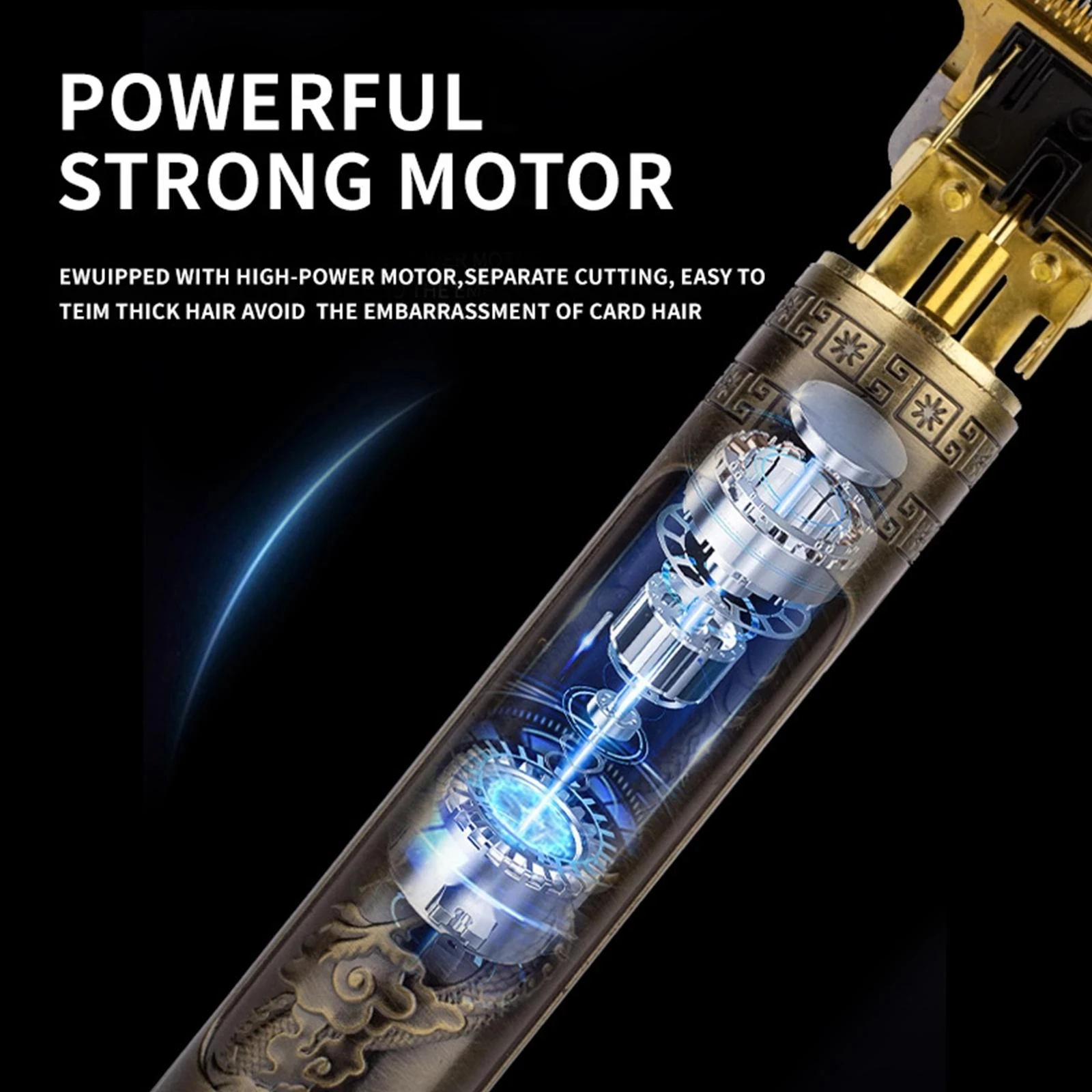 T9 Hair Cutting Machine Professional Hair Clipper for Men Electric Hair Trimmer New Electric Men\'s Barber Head Carving