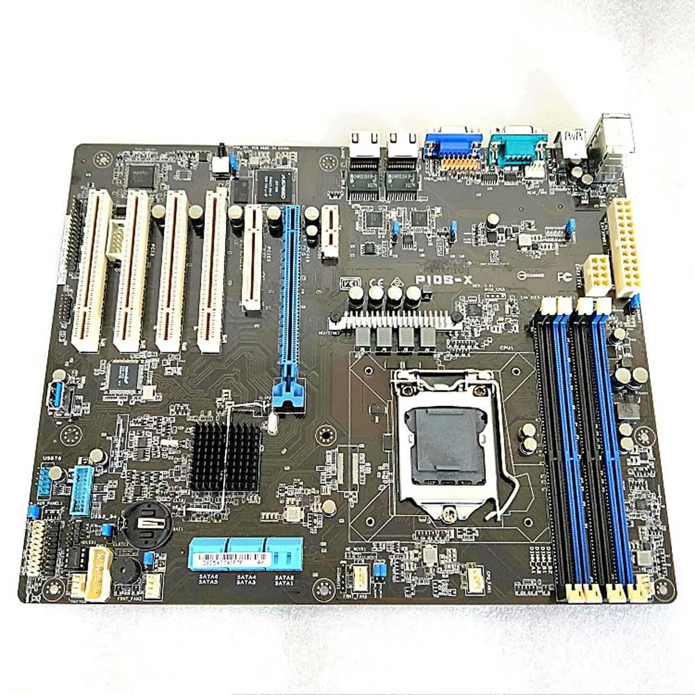 P10S-X Server Motherboard For ASUS 1151 1200 DDR4 6*SATA 3 Support E3-1200 V5 V6 High Quality 4 P10S-X Server Motherboard For ASUS 1151 1200 DDR4 6*SATA 3 Support E3-1200 V5 V6 High Quality - Image 2