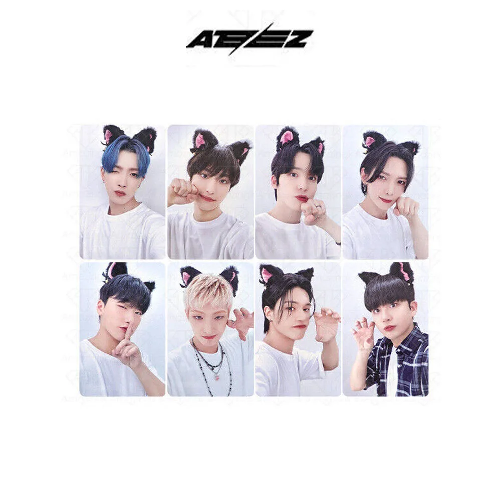 ATEEZ 그룹 서라운드 앨범, THE WORLD EP.2 OUTLAW Makestar 소형 랜덤 카드