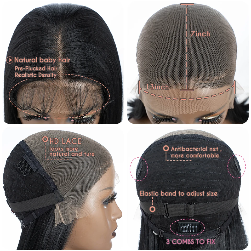 Lace Front Wig Noble Synthetic 30Inch 13X7 Straight Blonde Ombre Glueless Wigs For Women Cosplay Lace synthetic