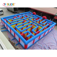 fast air shipping, inflatable maze game,outdoor challenge game inflatable haunted house for Halloween 1
