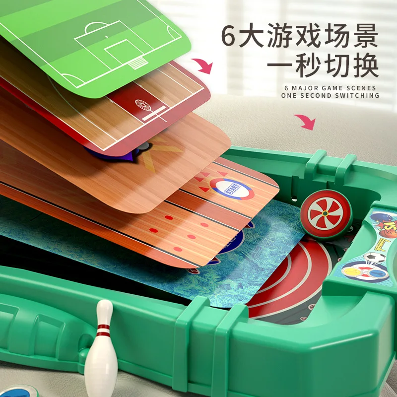 Brinquedos portáteis de futebol de mesa, mini jogo de tabuleiro de futebol, batalha infantil de pebolim, jogo interativo para meninos e meninas