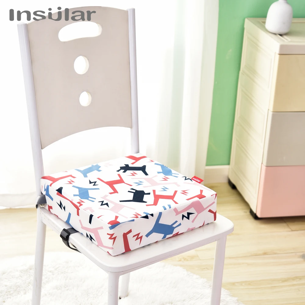 Children's Booster Seat Cushion - Adjustable, Removable, and Safe High Chair Pad