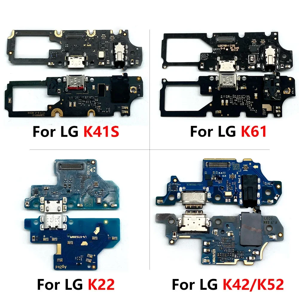 Фото Оригинальный USB-разъем для зарядного устройства, Micro плата для LG G6 K22 K41S K42 K52 K51 K61 Q7 Q610 Q8 Q92 Q720 Style Q710 V30 №2