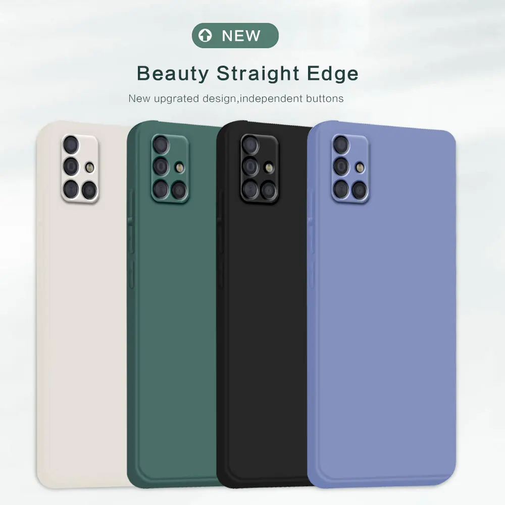 Per Samsung A51 A31 A71 4G A50S A30S A21S A20S A10S Custodia Funda Galaxy A10 A30 A50 Cover Posteriore Antiurto In Silicone Coque Protettivo