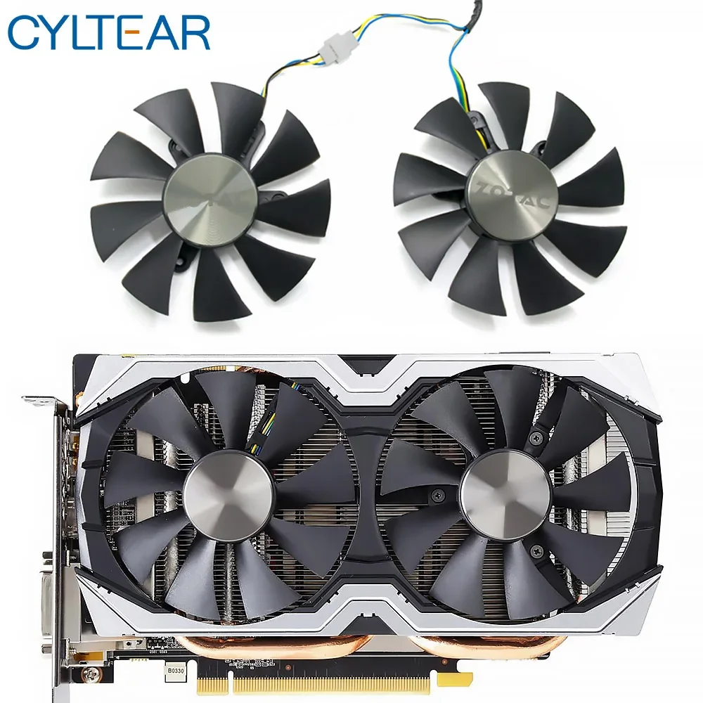 Ventola Di Raffreddamento A 4Pin Muslimate Da 85Mm Sostituisci Per Zotac Geforce Gtx 1060 Amp Edition 6 Gb Gtx 1070 Mini Raffreddamento Della Scheda G