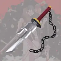 Jujutsu Kaisen Toji Fushiguro Weapon 45cm Katana Sword Inverted Spear of Heaven Cosplay Weapon Bamboo Model Sword Gifts Toys Boy 1