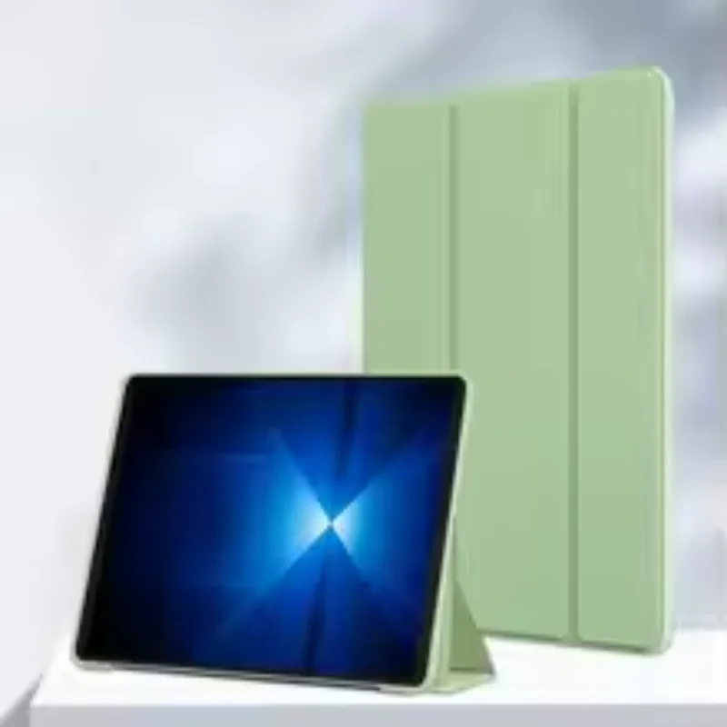Enhanced Product Title: Premium Tri-Folding TPU Silicone Tablet Cover - 8.8 Inch