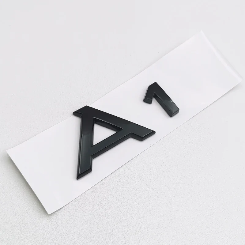 3D ABS Black S Line A1 A2 A3 A4 A5 A6 A7 A8 Logo Emblem Auto Badge Trunk Decal For Audi Sline Car Fender Sticker Accessories