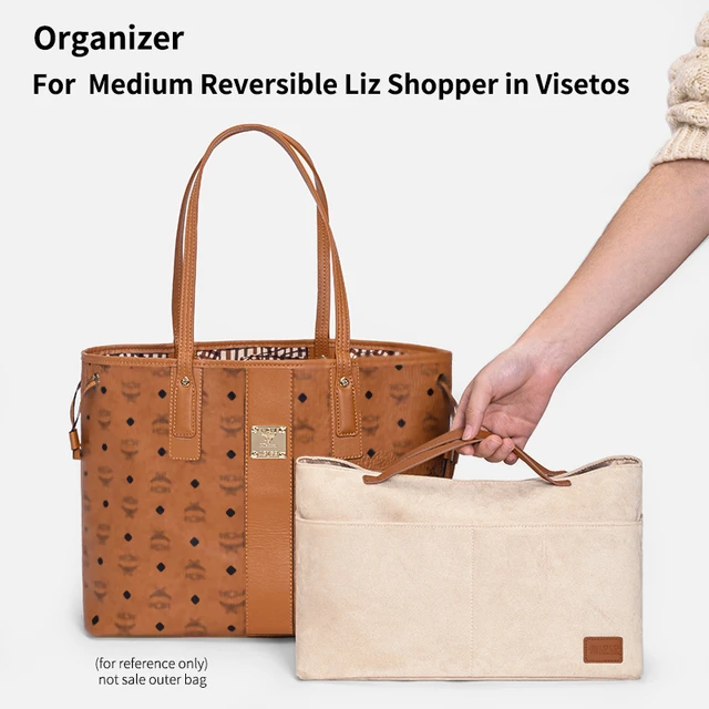 Bags, Mcm Liz Reversible Medium Visetos Tote Bag