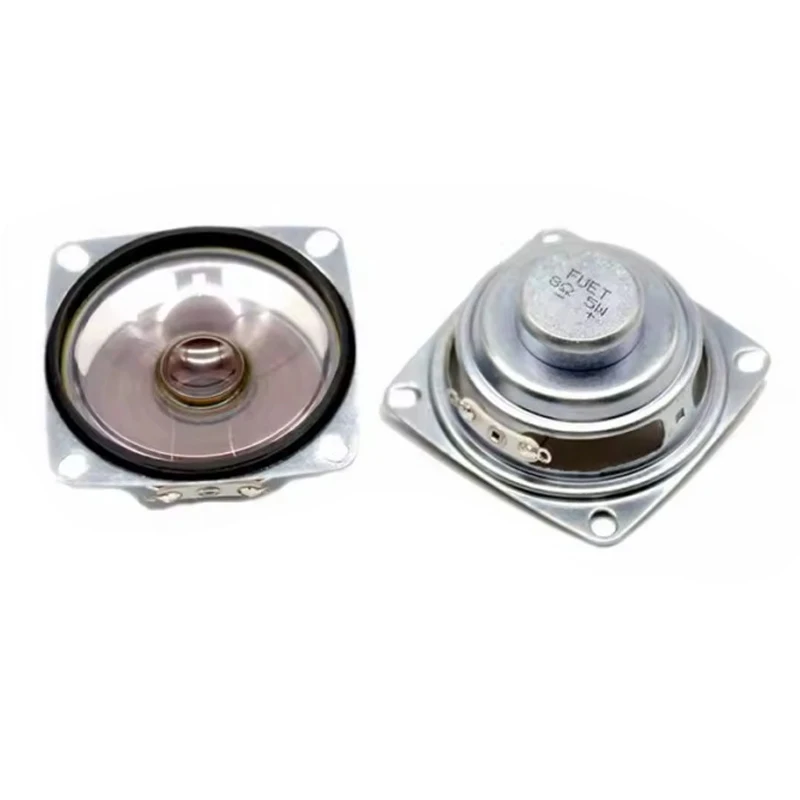 Tenghong 2pcs 53*53MM 8 Ohm 5W Waterproof Multimedia Full Range Speaker For Advertising All-In-One Machine Audio Loudspeaker