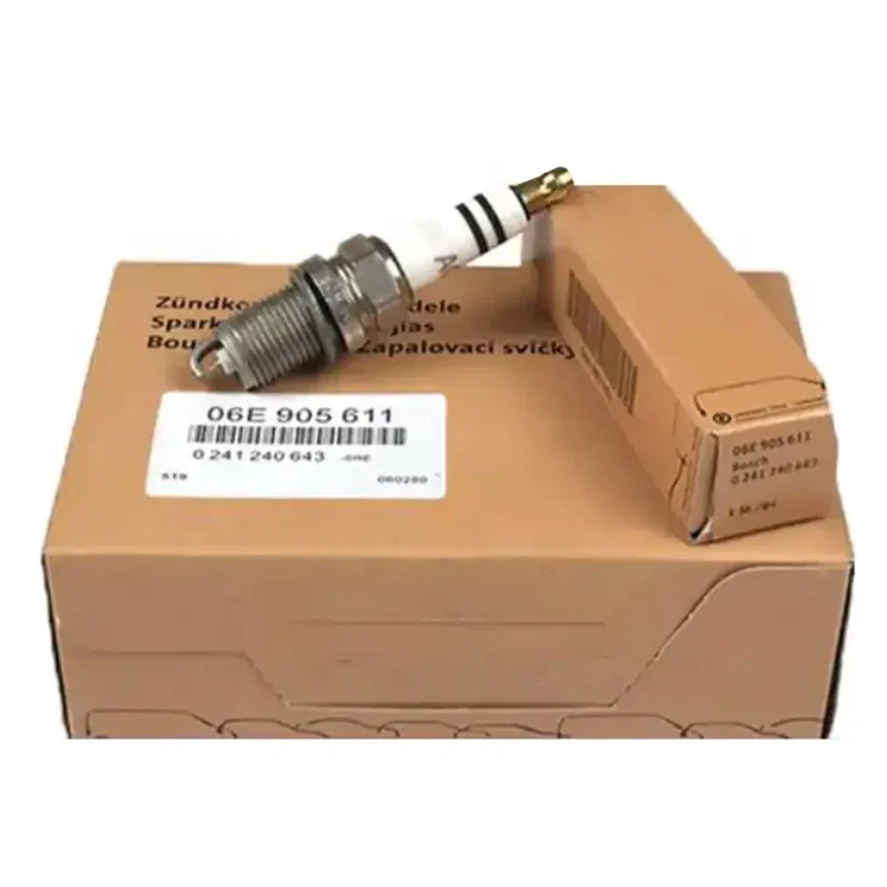 

4/6PCS 06E905611 0241240643 Iridium Spark Plug For Audi A4 S4 A6 S6 A7 A8 R8 S8 Quattro 06E 905 611 Car Engine