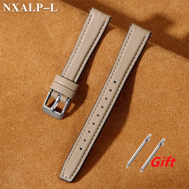Elegant Silicone Leather Small Wristband - Women's Universal Watch Strap Accessory