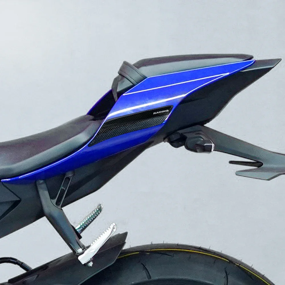 Yamaha R1 R1M 2015-2023 오토바이용 실제 탄소 섬유 탱크 및 테일 보호 트림 슬라이더 낙하 방지