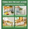 Fridge Side Door Storage Boxes Vegetables Fruits Food Preservation Box Space-Saving Refrigerator Organizers Kitchen Containers 5
