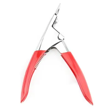 Manicure Slot-type Clipper Fake Nails Professional Nail Tip Scissors Crystal Nail UV Nail Extension Trimming Tool U-shaped SCISS