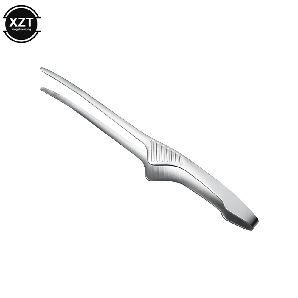Delicate Koreanischen Metall Grill Clips Anti-slip Selbst-standing Zangen Multi-zweck Lebensmittel Clips Küche Gadgets Grill zubehör