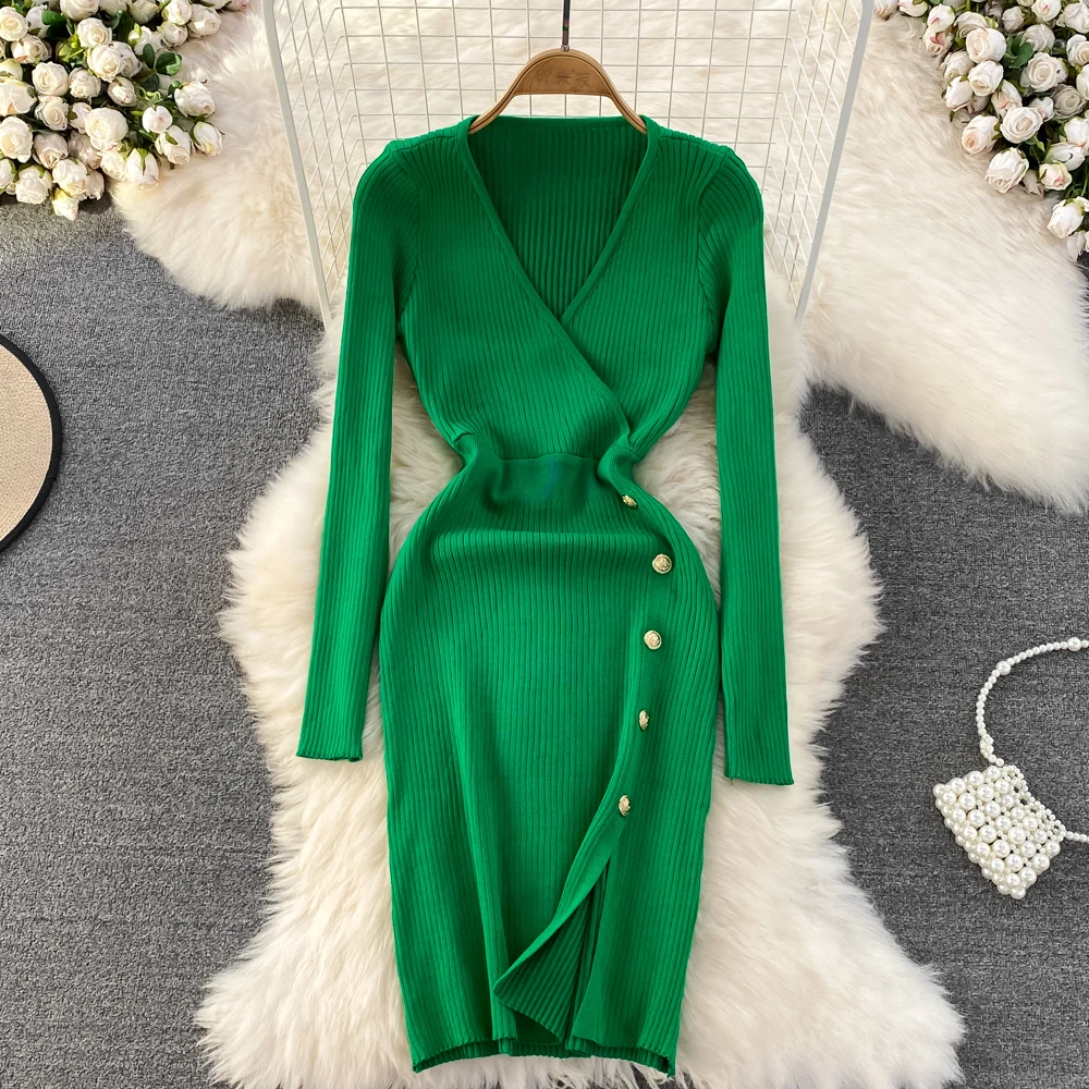 Women Dress Vestidos Sexy Long Dresses VNeck Leopard LongSleeved Plus size Loose Vestido Nightwear Bohemian beach Verao