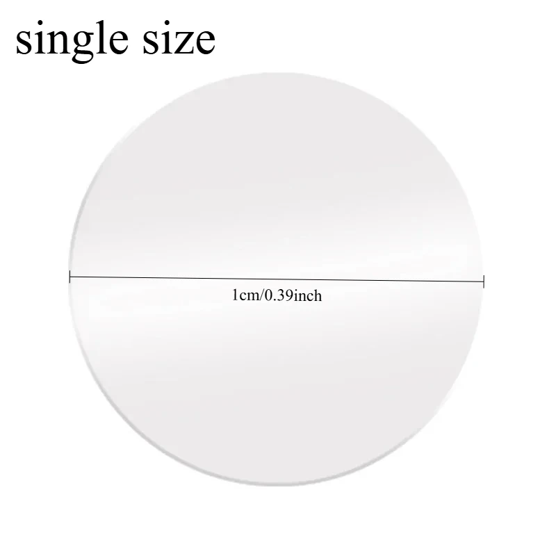 200PCS/Set Circular Transparent Double-sided Adhesive with Strong Adhesion Is Used for Holiday Decoration and Item Fixation