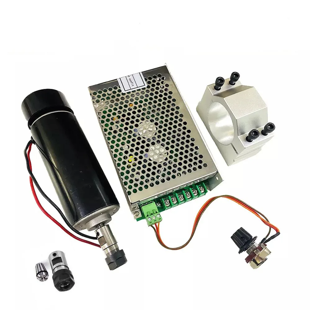 

Engraving Machine Spindle 500W Motor Kit ER11 MACH3 Power Supply Governor For Solid Wood PCB Engraving Drilling