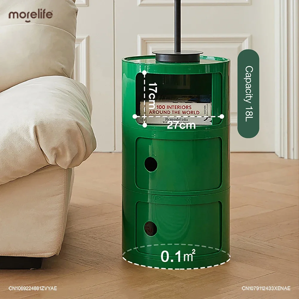 Nightstands and Coffee Tables Minimalist Round Plastic Living Room Furniture