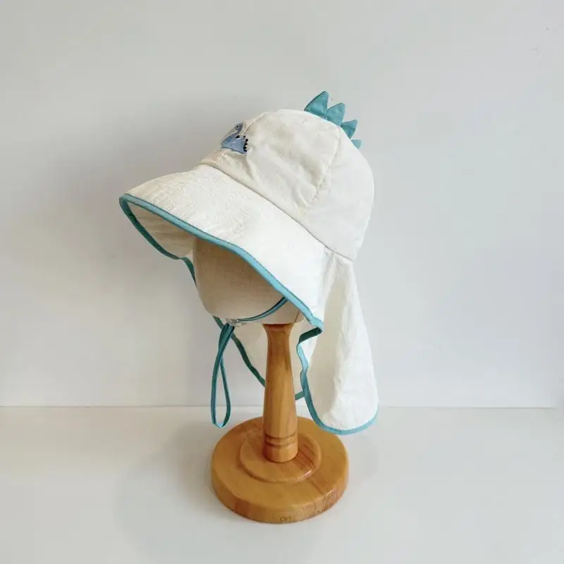 כובע קיץ לתינוקות עם שוליים רחבים להגנה מפני השמש, נושם ומונע קרני השמש, אביזר לחוף הים