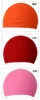 1Pcs Men Women Children Solid Color Sporty Ultrathin Bathing  Caps Protect Ears Long Hair Swimming Tools 6