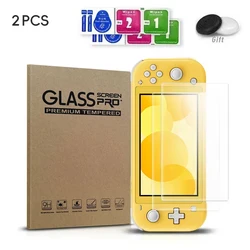 Premium 2 - Pack Tempered Glass Screen Protector for Enhanced Clarity and Durability (FOR Switch Lite)