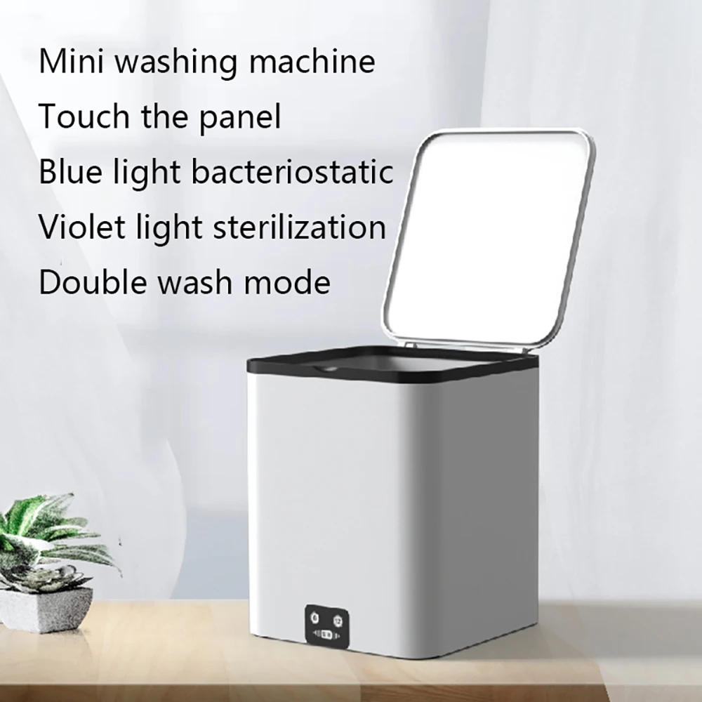 Portable Mini Washing Machine 4.5L Capacity Small Underwear Sock