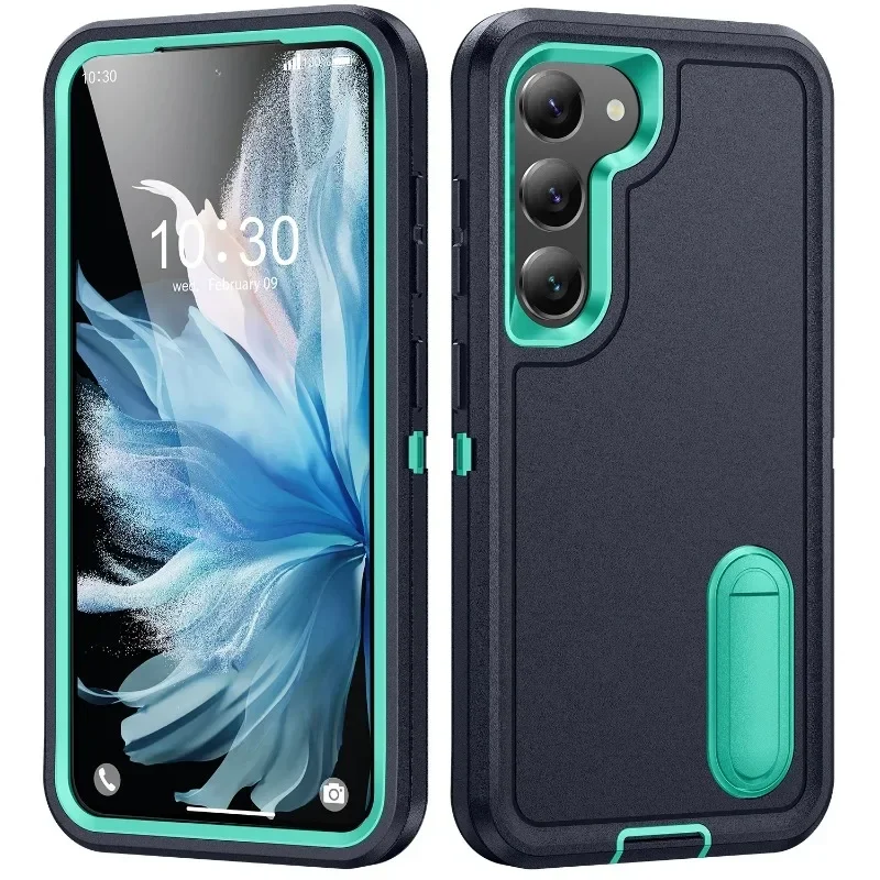 Rugged Dual Layer Anti-Slip Phone Case with Shockproof Protection