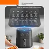 5L Air Fryer Steam Fryer Temperature and Time Control Intelligent Timer Non-stick Auto Power Off Multi-function Electric Fryer 2