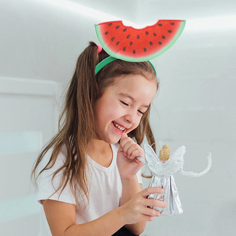 

2 Pcs Watermelon Headband Woman Christmas Summer Hawaiian Headpiece Hair Accessories Women Headwear