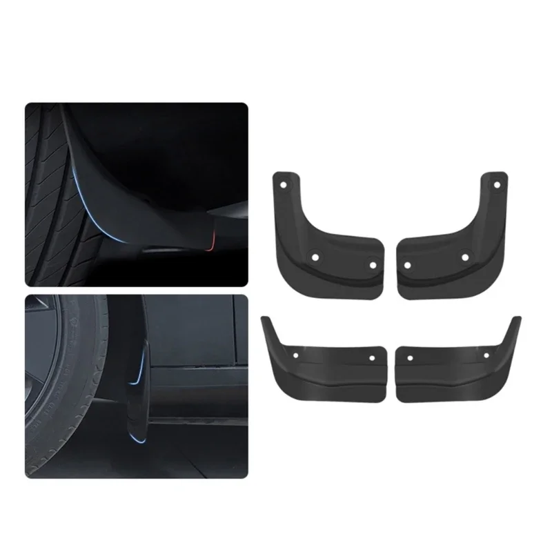 

Mud Flaps, No Drilling Required Mudguard Splash Guard, Upgraded TPE Guard for Model 3 2024