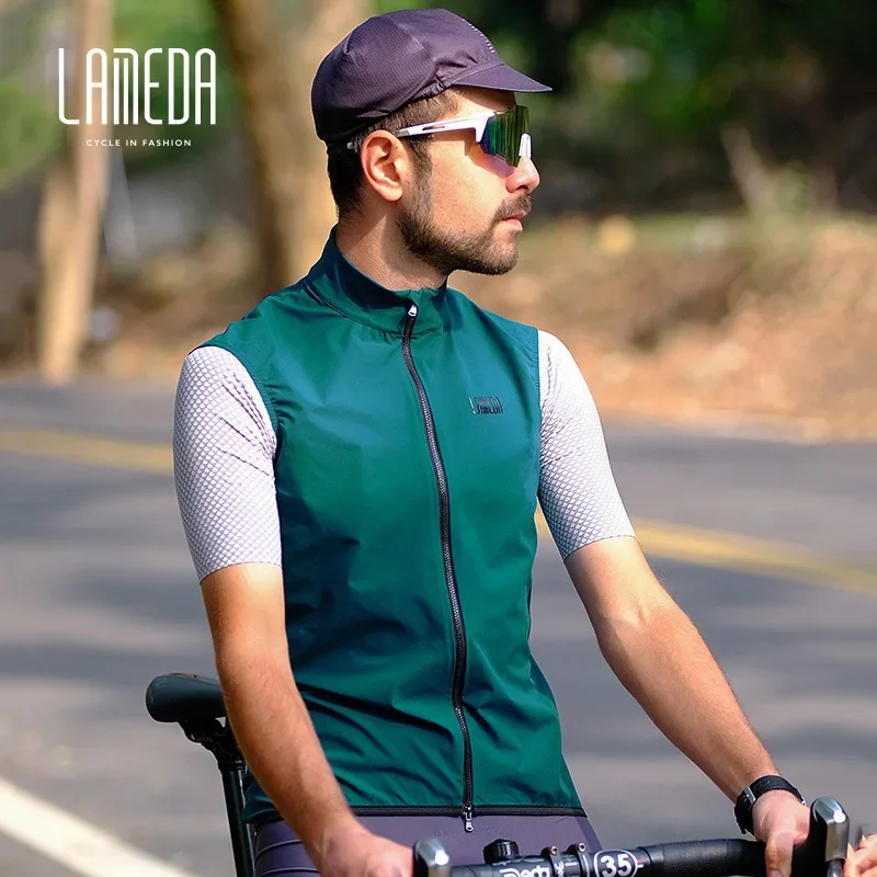 Best Sell LAMEDA Windproof Cycling Vest Bicycle Windbreaker MTB Road Bike Vests For Men Women Camiseta Interior Ciclismo 5