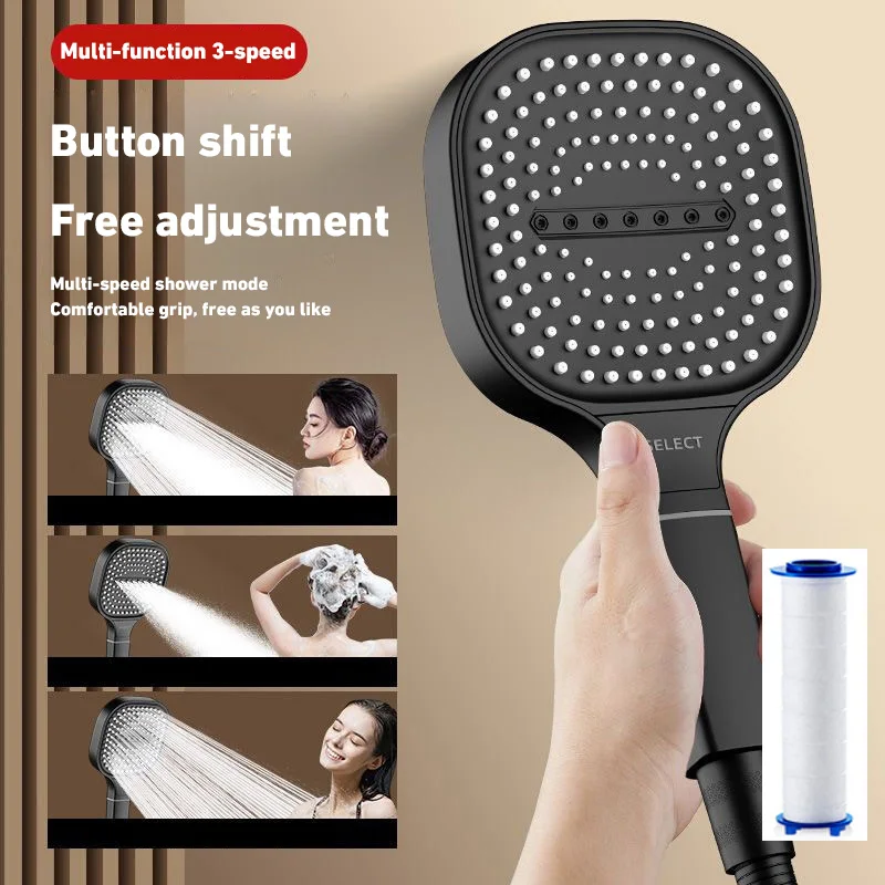 Xiaomi Mijia 13cm Large Panel 3 Modes High Pressure Shower Head Massage Shower Head With Filter Element Bathroom Accessories New 2