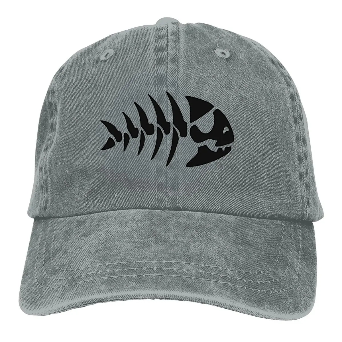 

FSM Skeleton Fish Baseball Caps Peaked Cap Flying Spaghetti Monster Sun Shade Cowboy Hats for Men Trucker Dad Hat