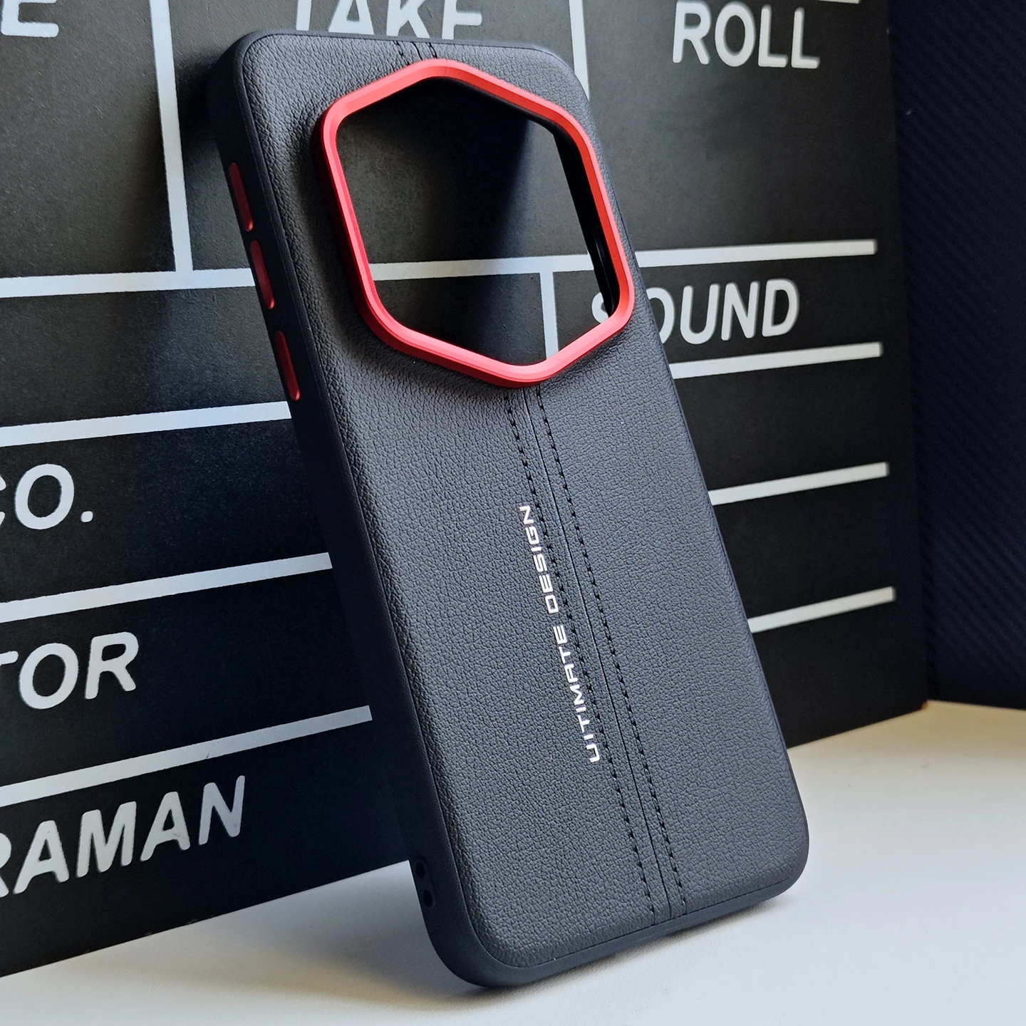 Luxury PU Leather Protective Back Cover Case - Fashion Design