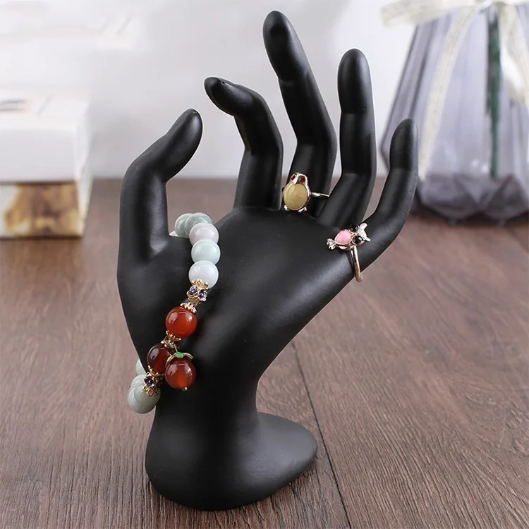 Présentoir de bijoux en résine, organisateur de bagues de mariage, colliers et bracelets, support de rangement, vitrine de comptoir de magasin 5