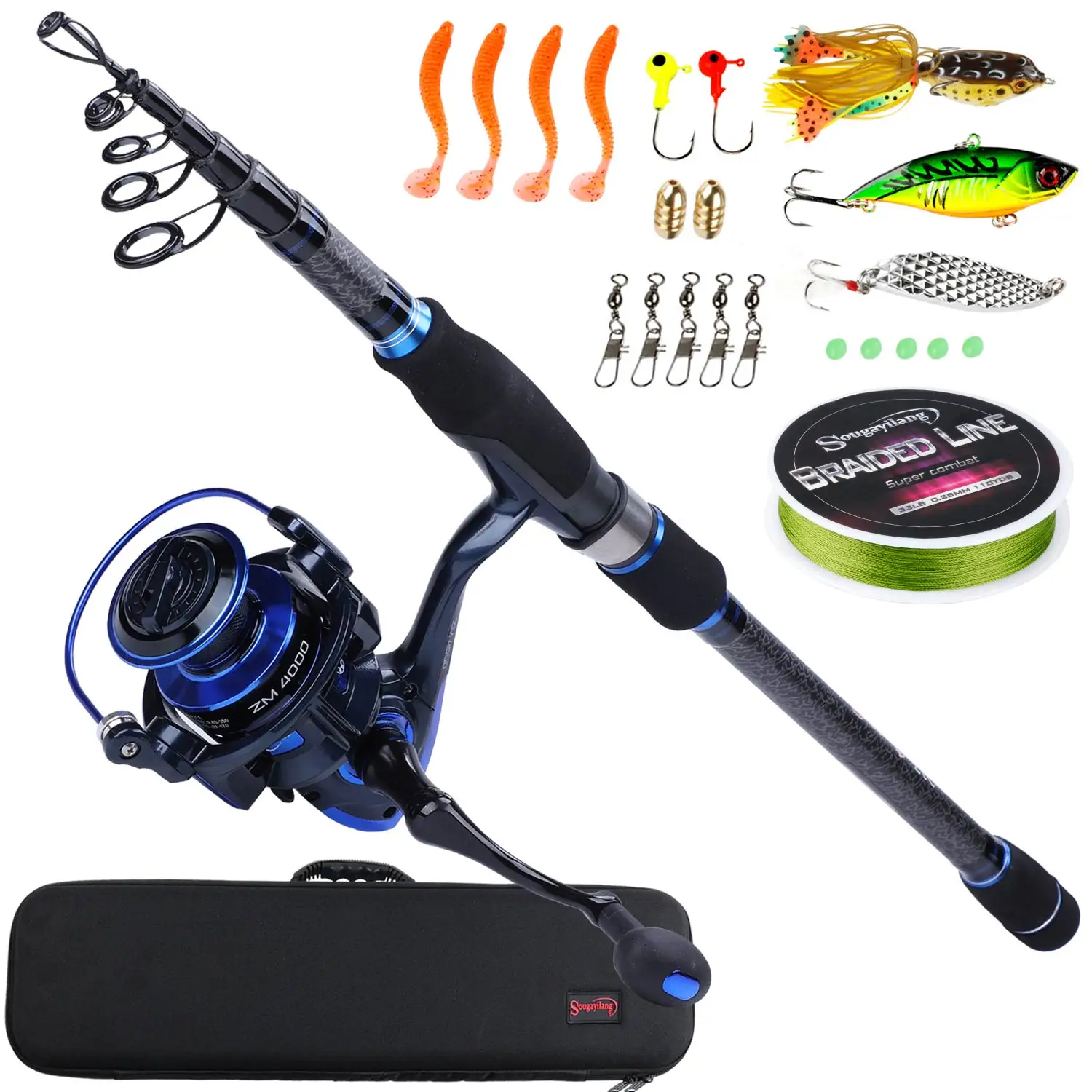 Saltwater Fishing Rod Reel Combos - Fishing Rod Reel Combos Portable  Telescopic - Aliexpress