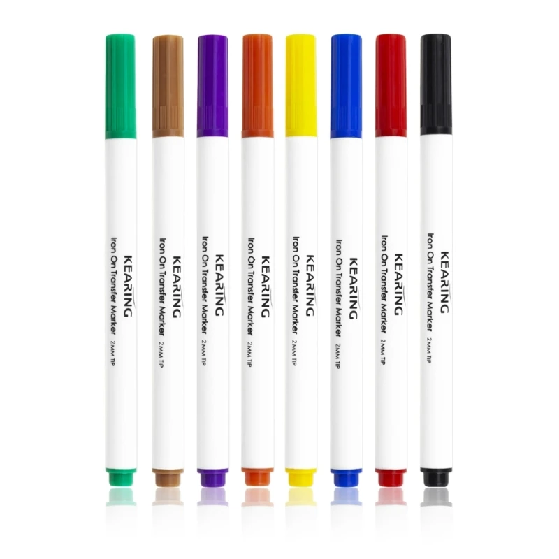 8 Color Optional Infusible Ink Marker,Thermal Transfer Marker Pencil Sublimation Ink Pen for  Mug-Press/Heat Press 5pcs 30g hy510 silicone thermal paste heat transfer grease heat sink cpu gpu chipset notebook computer cooling syringe