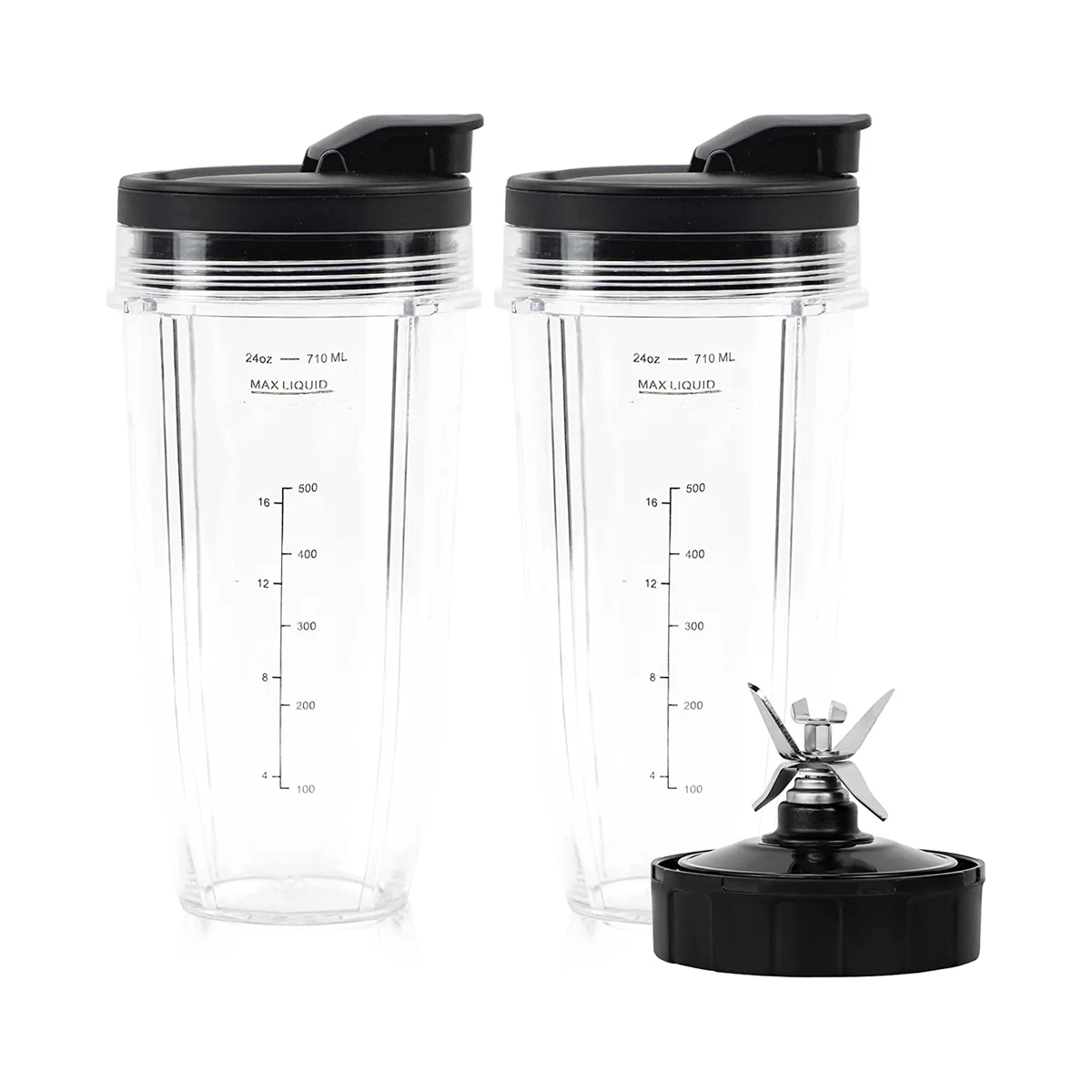 

Сменные чашки для блендера для Ninja BN801-24 Oz, чашки с 7 лезвиями, подходит для BL480 BL482 BL642