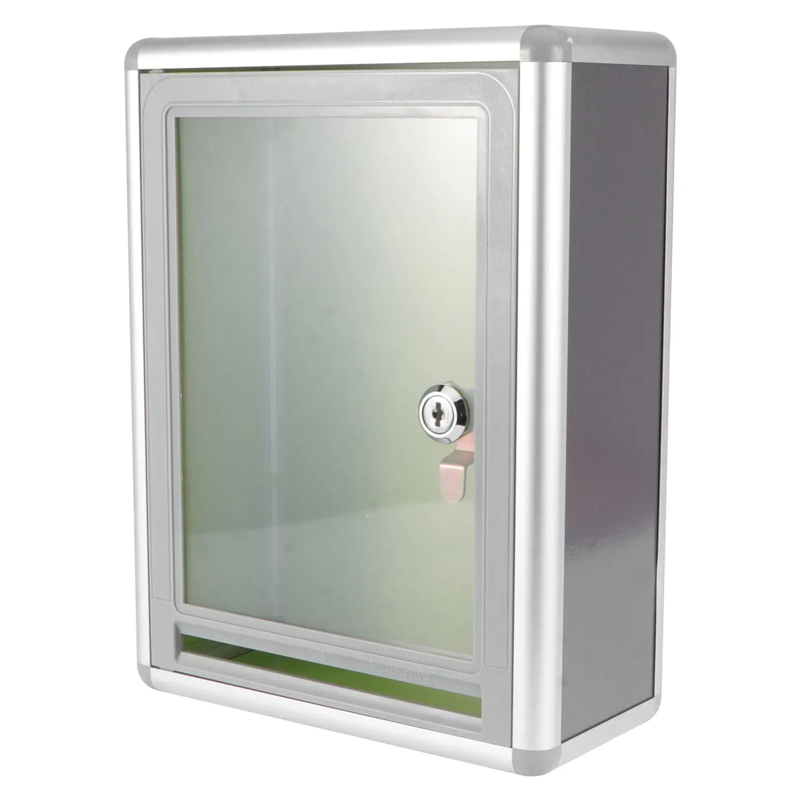 Lockable Wall Mount Letter Box Small Mailbox Storage Container Office Decorative Hanging Resin Aluminum Suggestion Box Durable
