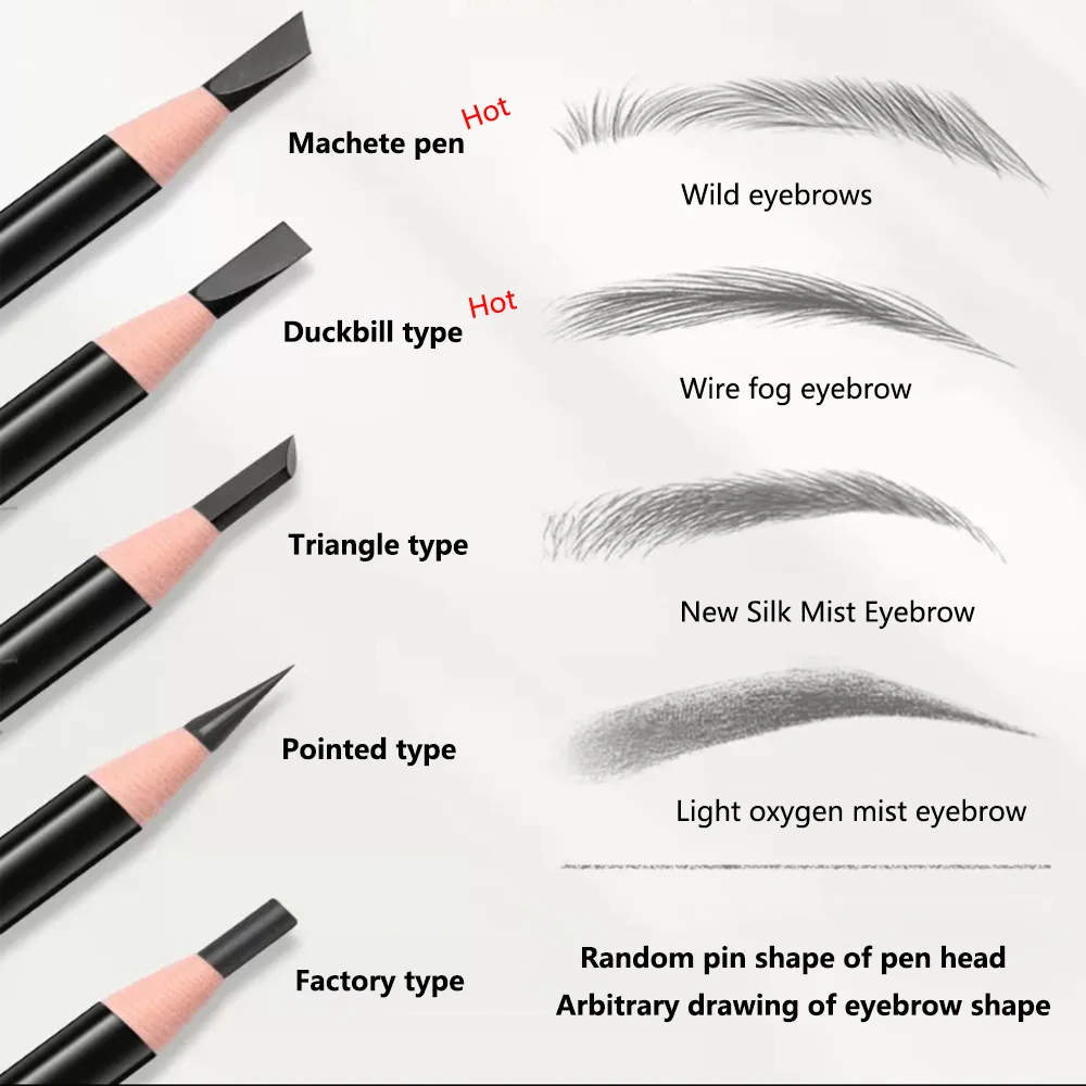 Tear Off Pull Line Eyebrow Pencil, Not Sharpen Need Eyebrow Pencil, Natural Color Rendering, Sweat Proof And Smudge Proof Eyebro 5