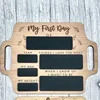 First Day of School Sign - Reusable Memory Photo Board with Handles Back to School Starting School Nursery Preschool 4
