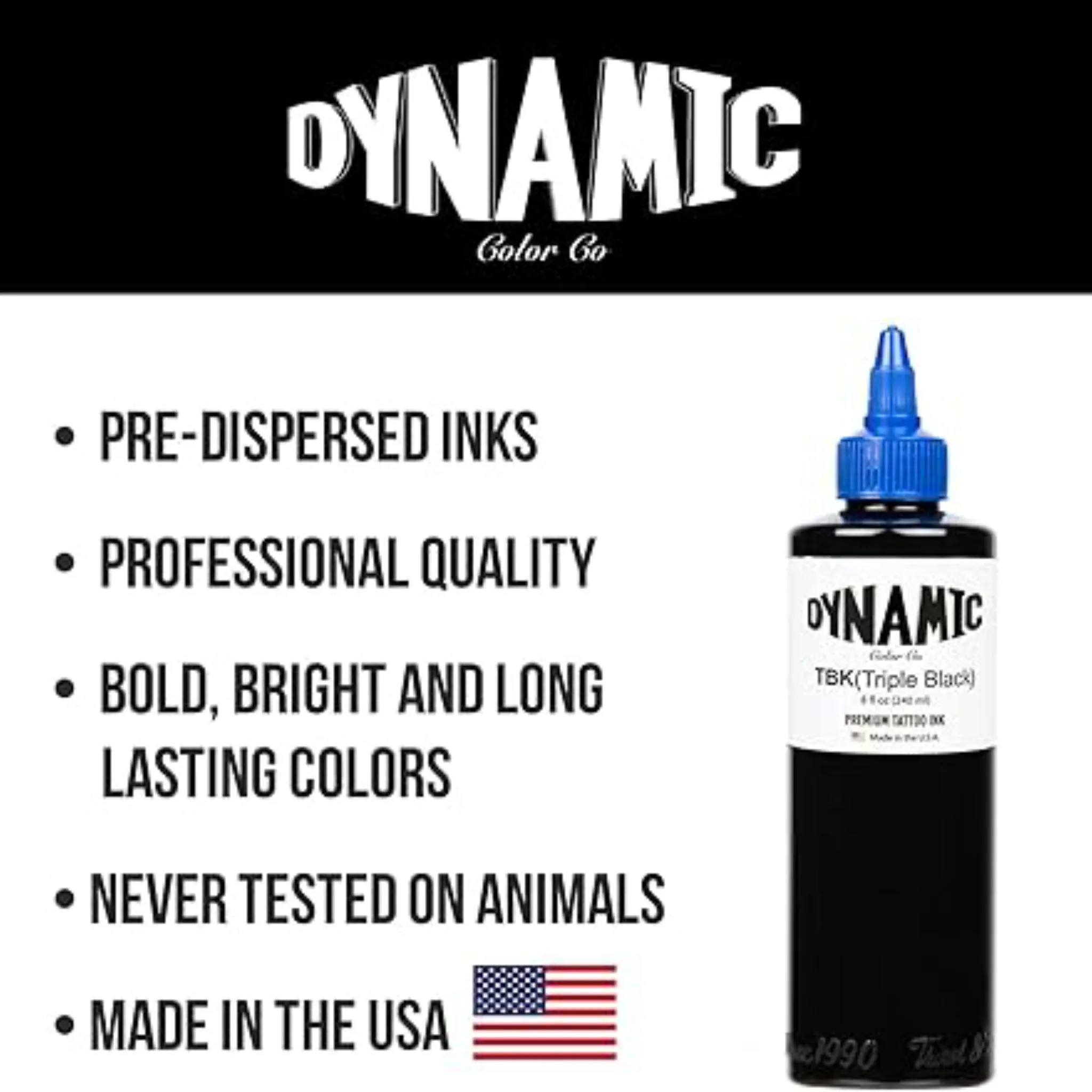Inchiostro Nero per Tatuaggi, 237 ml - Conforme alle Normative Europee - Inchiostro Nero Superiore per Tatuaggi, Prodotto negli USA - immagine 2