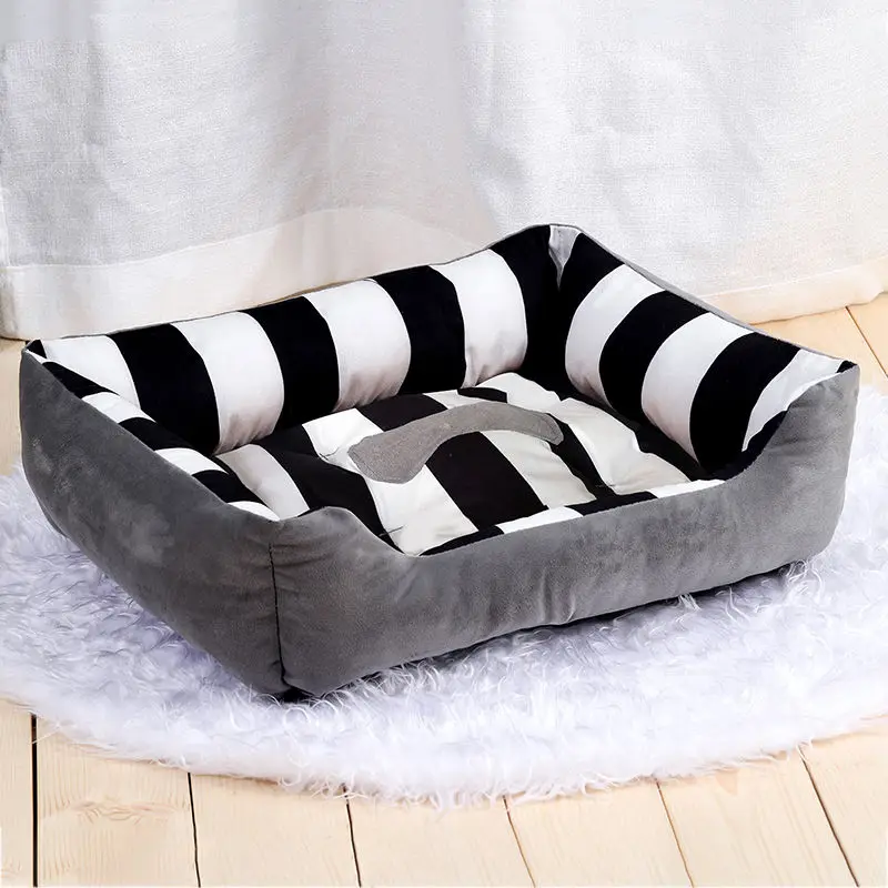 Winter Warm Plush Dog Bed Mat Kennel Soft Fleece Dog Puppy Pet Supplies Nest For Small Medium Dogs House Waterproof Cloth pet bed pet bed mat dog bed